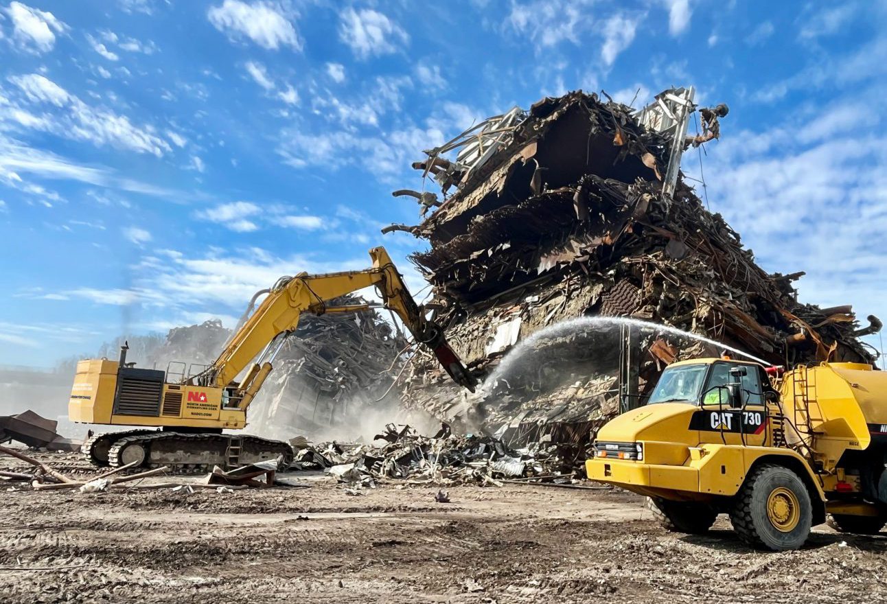 Industrial demolition project